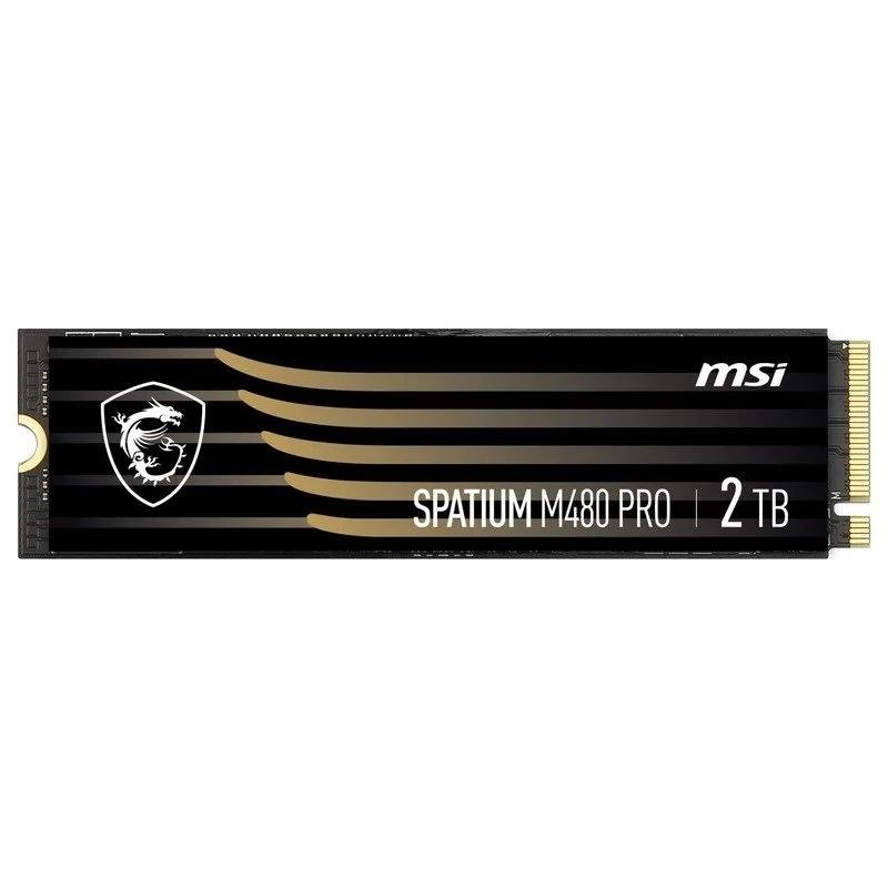 MSI SSD Spatium M480 Pro 2TB PCIe 4.0 NVMe 7400MBs