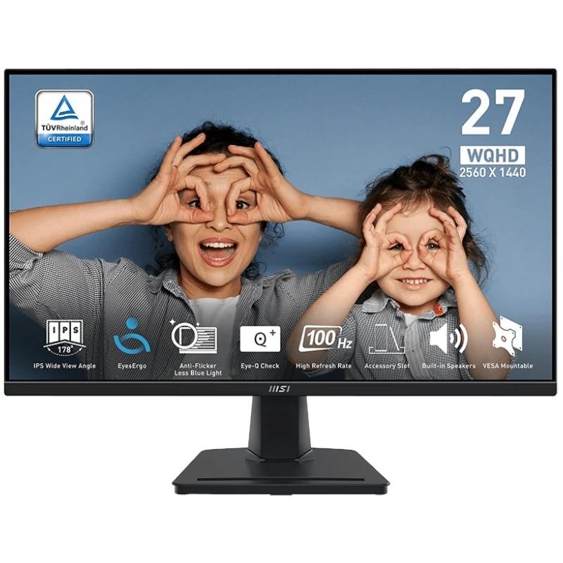 Monitor MSI MP275Q 27" IPS WQHD100H VGA HDMI MM