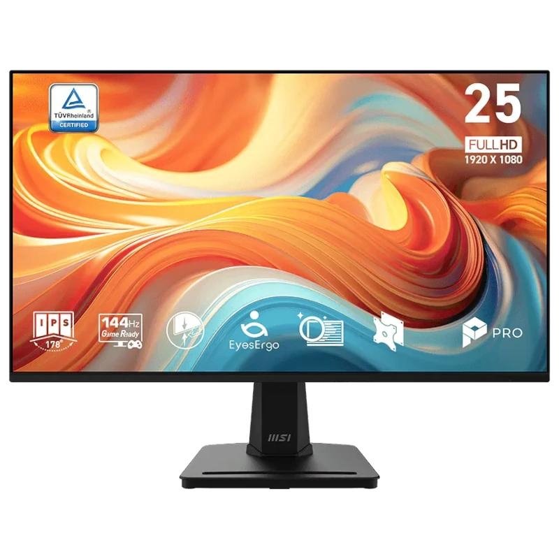 MSI MP251W E14L Monitor 24.5" IPS 144H VGA HDMI