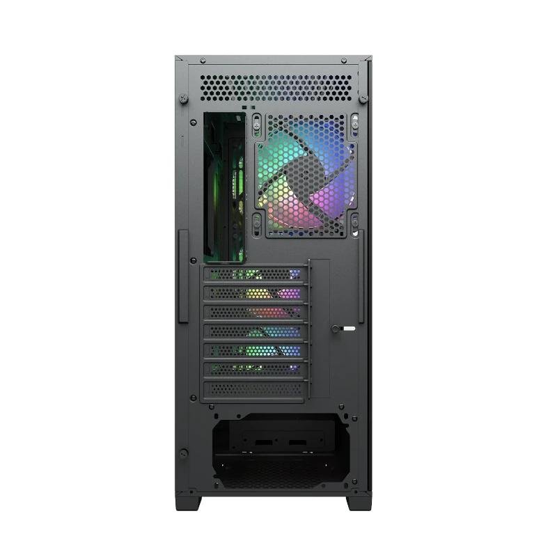 Caixa de semi-torre Cougar MX600 Black Air Black