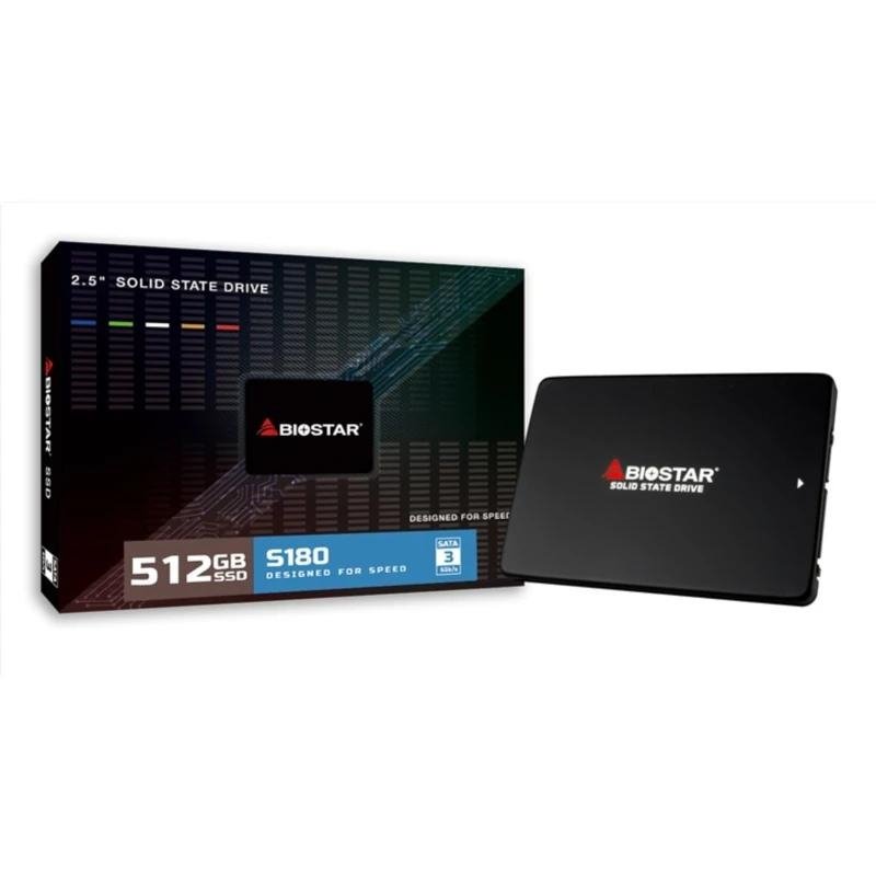 Biostar SSD S180 512GB 2,5" SATA3 6GB|S 512MBS