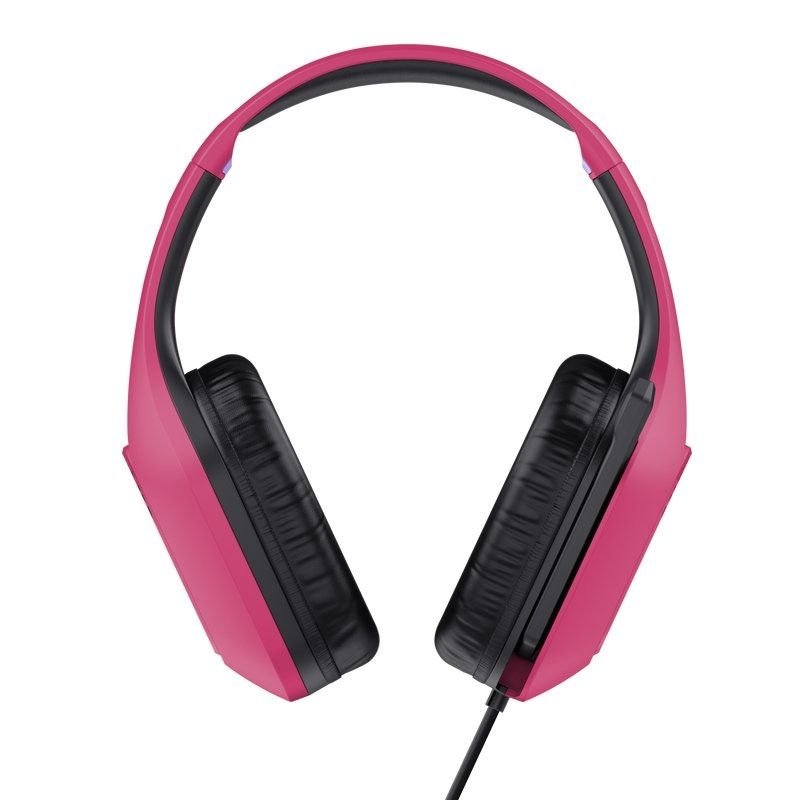 Fones de ouvido gamers Trust Gaming GXT 415 Gaming com microfone Zirox| Jack | Rosa