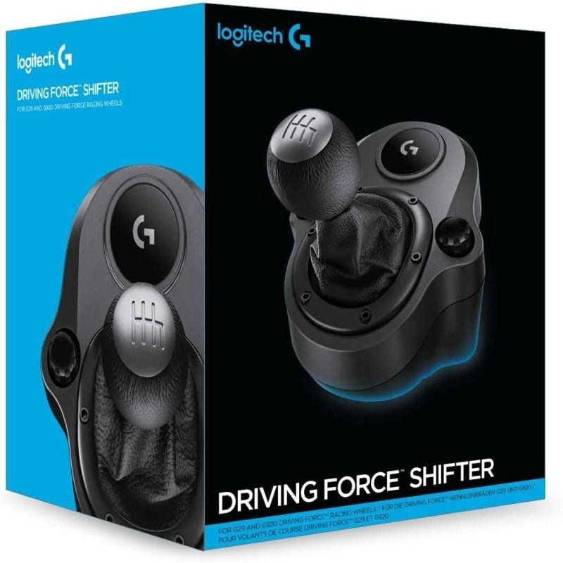Alavanca de Mudança Logitech Driving Force Shifter para Volantes G293 - G920 e G29| 6 Velocidades