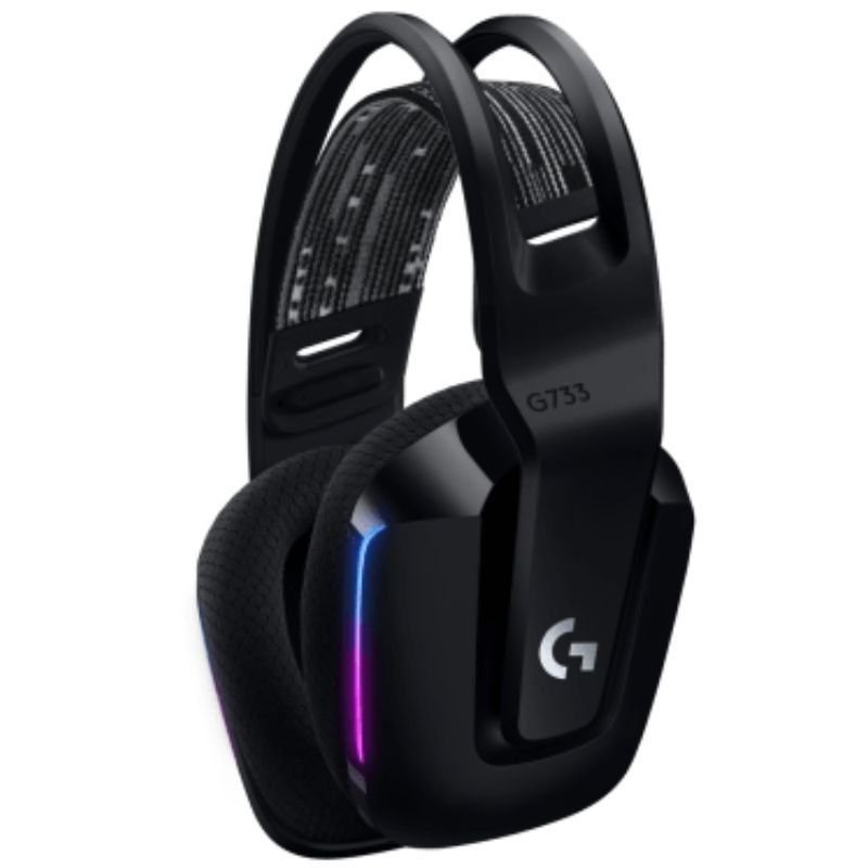 Auriculares Gaming sem fio com mifcrofone Logitech G733| Pretos