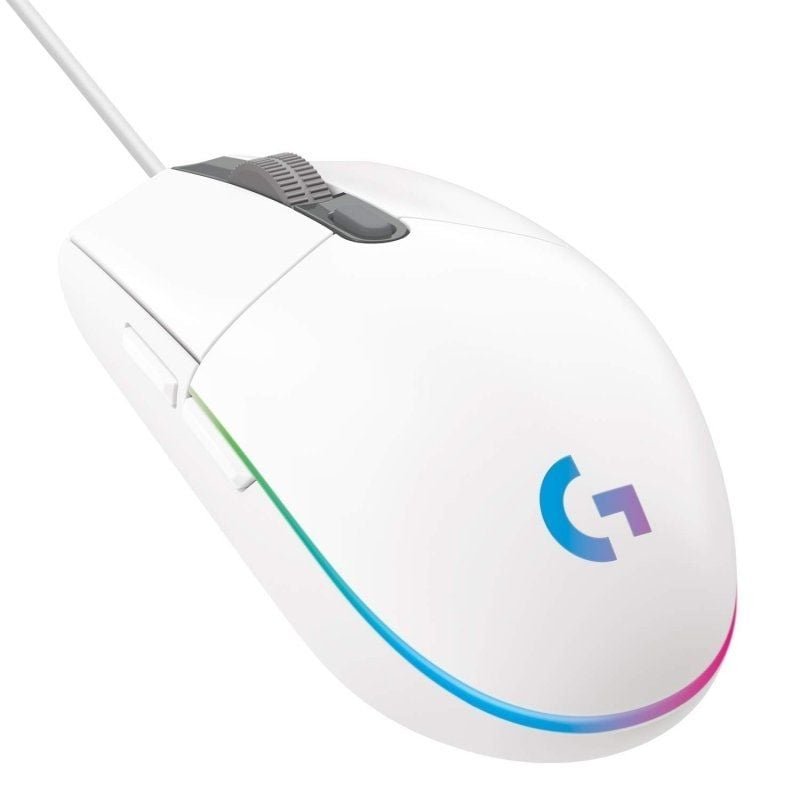 Mouse Gaming Logitech G102 Lightsync| Até 8000 DPI| Branco