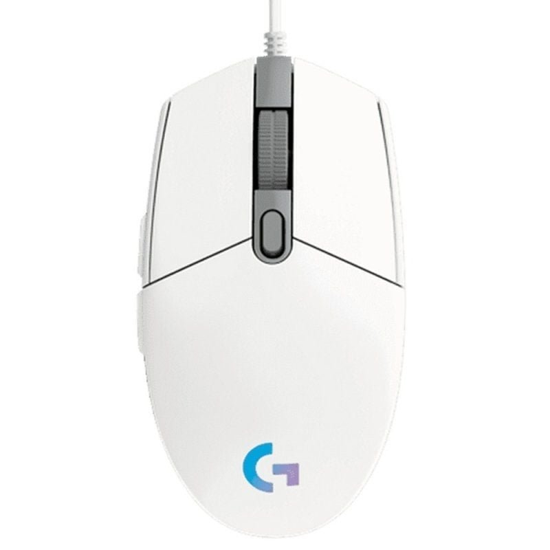 Mouse Gaming Logitech G102 Lightsync| Até 8000 DPI| Branco
