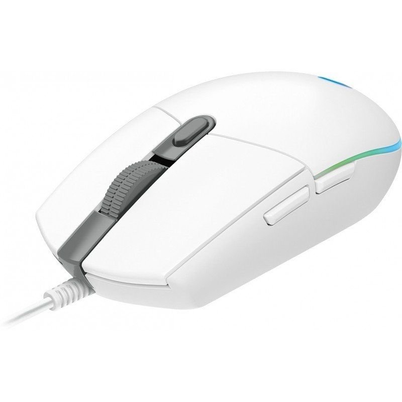 Mouse Gaming Logitech G102 Lightsync| Até 8000 DPI| Branco