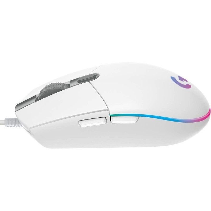 Mouse Gaming Logitech G102 Lightsync| Até 8000 DPI| Branco
