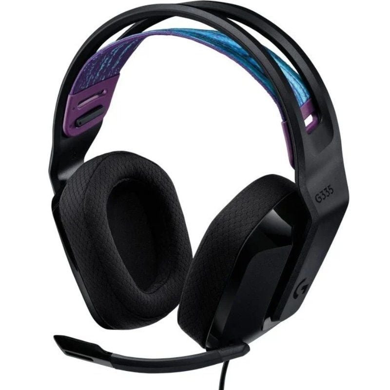Auriculares Gaming com microfone Logitech G335| Jack 3.5| Pretos