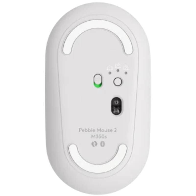 Logitech Pebble 2 M350S Mouse Wireless| Até 1000 dpi| Branco