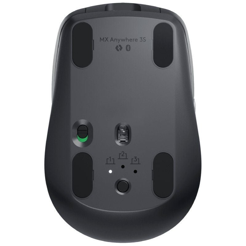 Logitech MX Anywhere 3S Wireless Mouse| Bateria recarregável | Até 8.000 dpi| Grafite