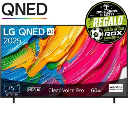 LG QNED AI QNED80 75QNED80A6A 75"|Ultra HD 4K|Smart TV| WiFi TV