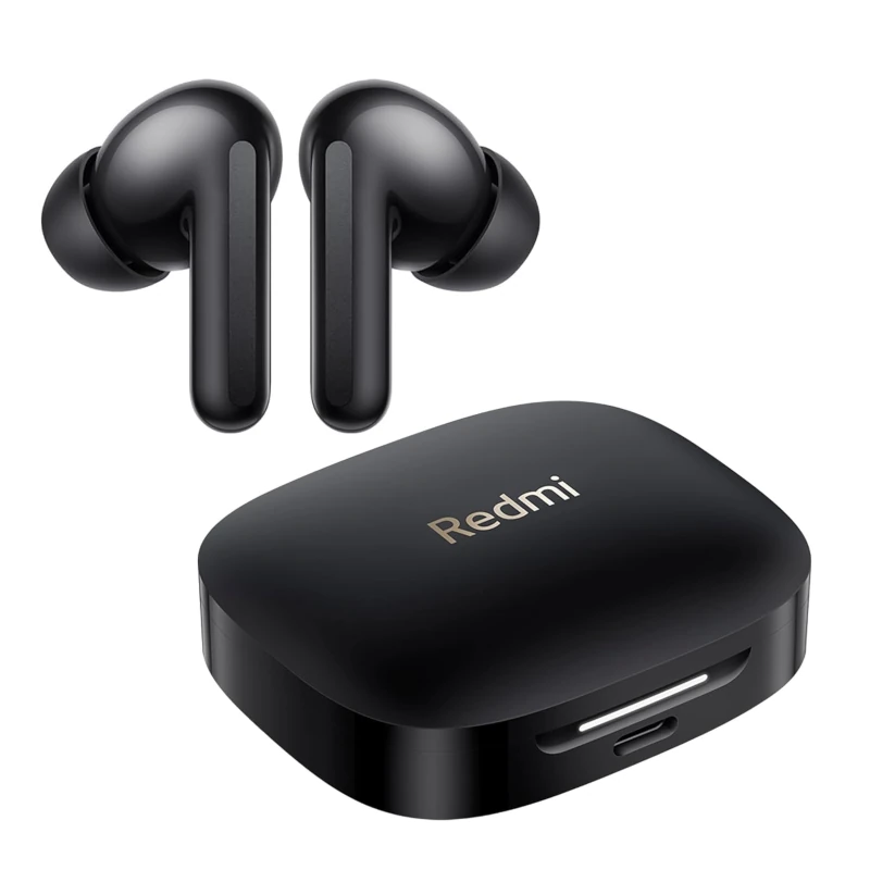 Fones de ouvido pretos Xiaomi Buds 6