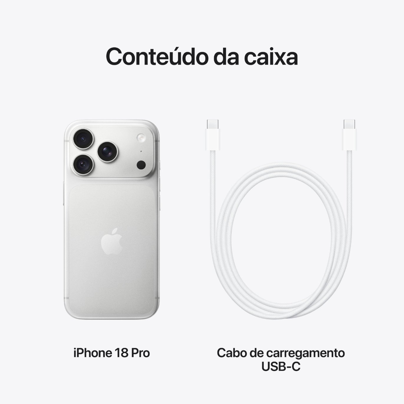 Smartphone Apple iPhone 18 Pro 2 TB | 6,3"| 5G| Prata