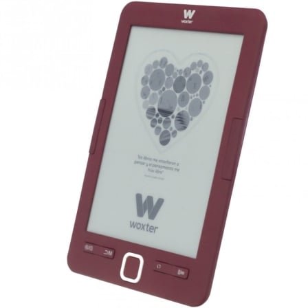 Livro Eletrónico Ebook Woxter Scriba 195| 6"| Tinta Eletrónica| Vermelho