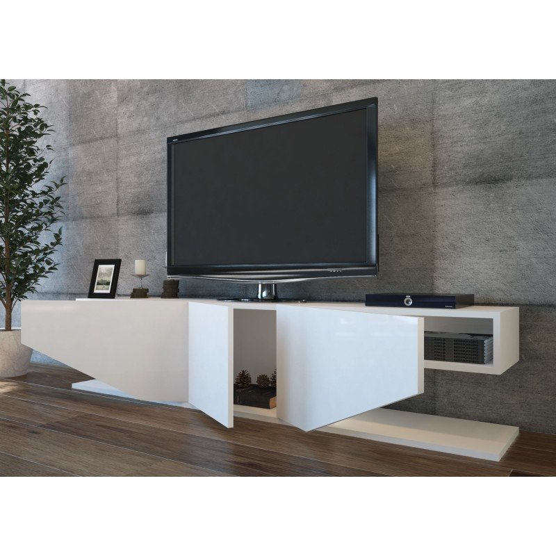 Móvel TV VIOLET, bilaminado brilho, 180 cms
