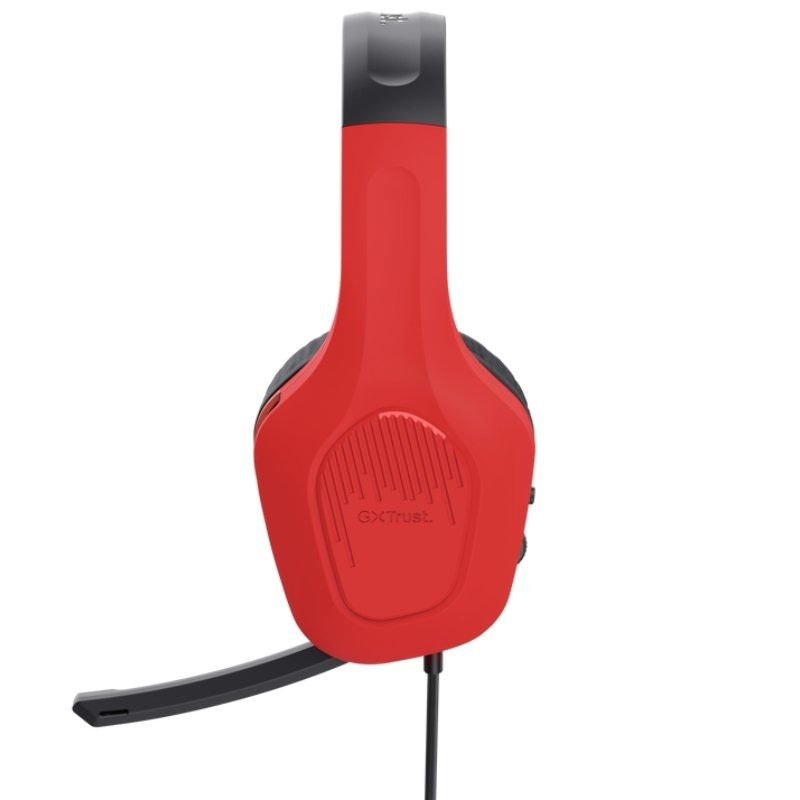Fones de ouvido gamers Trust Gaming GXT 416S com microfone Zirox| Jack-3.5| azul e vermelho