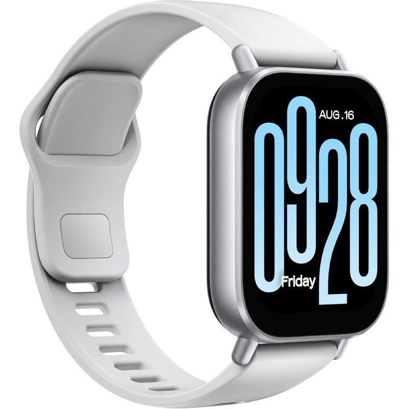 Smartwatch Xiaomi Redmi Watch 5 Active| Notificações| Frequência Cardíaca| Prata