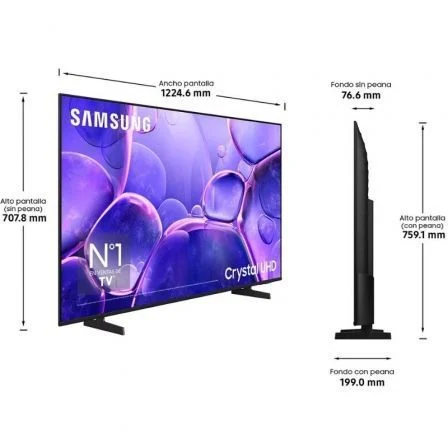 Samsung LED Crystal UHD TU50U8005FU TV 55" | Ultra HD 4K | Smart TV | WiFi
