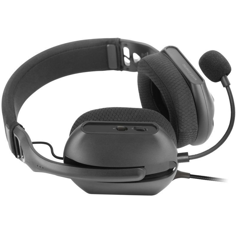 Mars Gaming MH-PRO| 3.5| USB| Pretos Fones de Ouvido para Jogos com Microfone