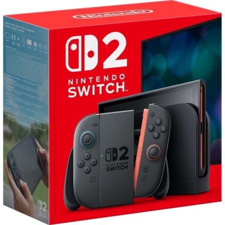 Nintendo Switch 2 | Inclui base| Inclui 2 controles Joy-Con | Inclui 2 alças