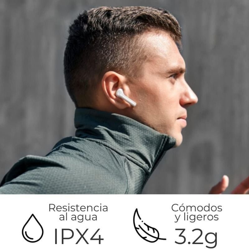 ZTE Buds 2 fone de ouvido Bluetooth com estojo de carregamento| Autonomia 5H| brancos