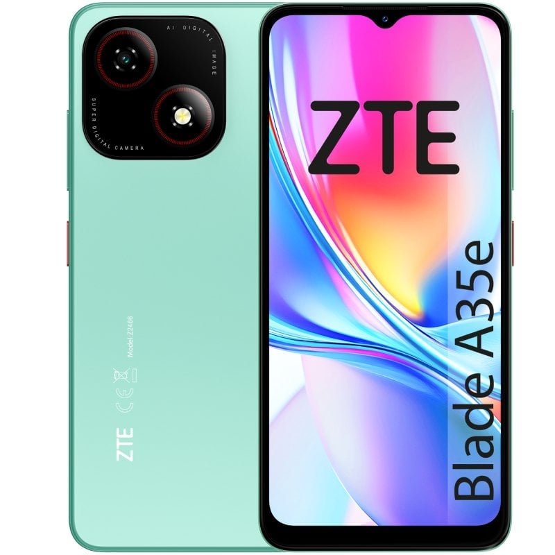 Smartphone ZTE Blade A35E 2GB | 64 GB | 6,52"| Verde