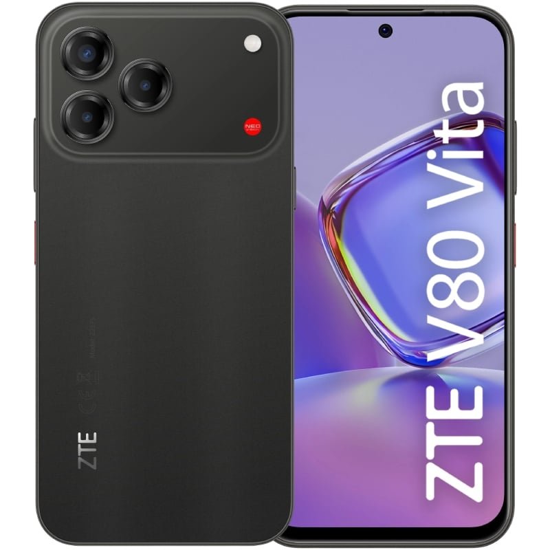 Smartphone ZTE Blade V80 Vita 4GB | 256 GB | 6,75"| Preto