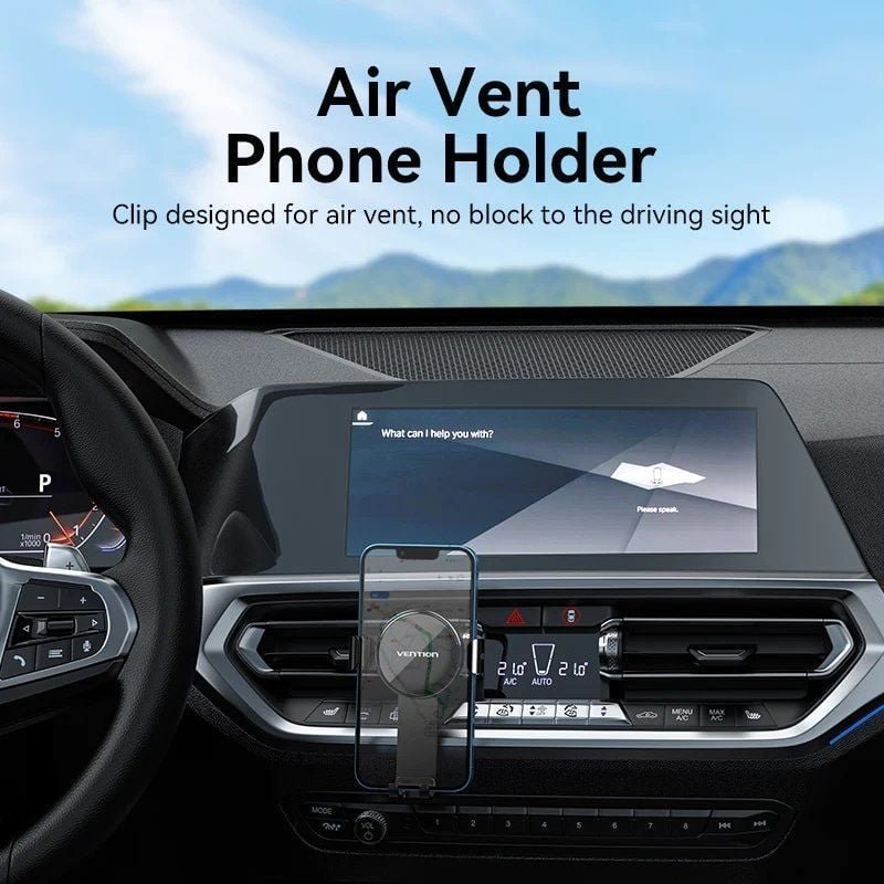 Suporte de smartphone para carro Vention KCSB0| Preto