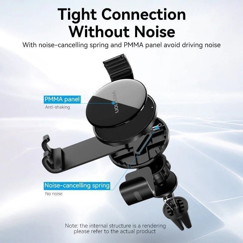 Suporte de smartphone para carro Vention KCSB0| Preto