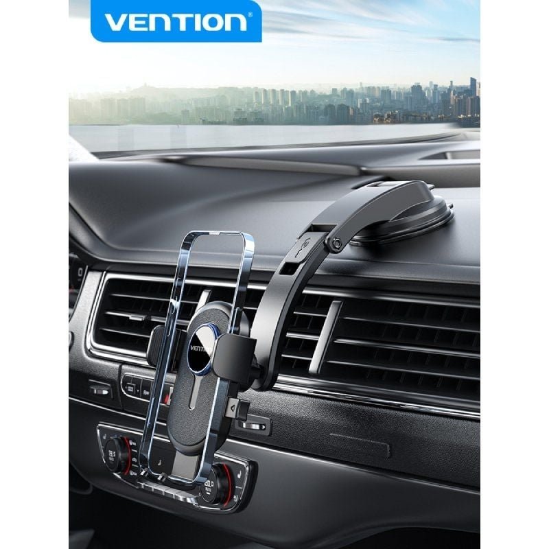 Suporte de smartphone para carro Vention KSCB0| Preto