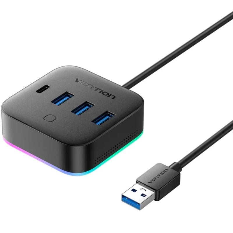 Hub USB 3.0 Vention CHZBC| 3xUSB| 1xUSB Tipo-c| 1xUSB Tipo-C PD