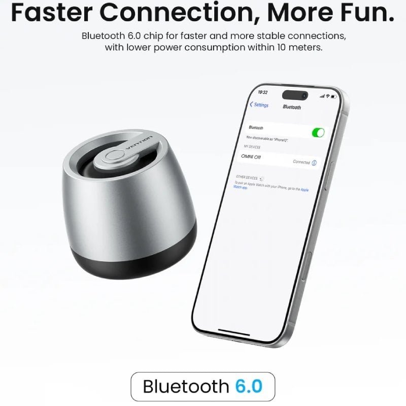 Vention Omni O11 NDCI0 alto-falante Bluetooth| 5W| 1.0| Prata