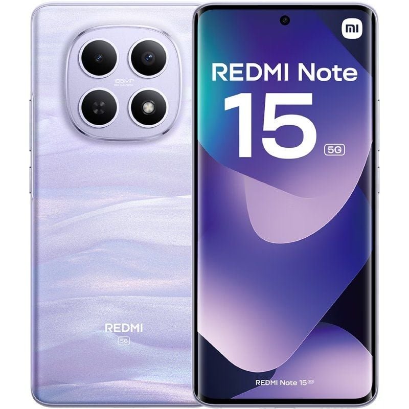 Smartphone Xiaomi Redmi Note 15 8GB| 256GB| 6.77'| 5G| Púrpura