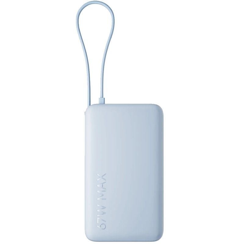 Powerbank 10000mAh Xiaomi 67W Power Bank Integrated Cable| 67W| Azul| Inclui Cabo USB Tipo-C