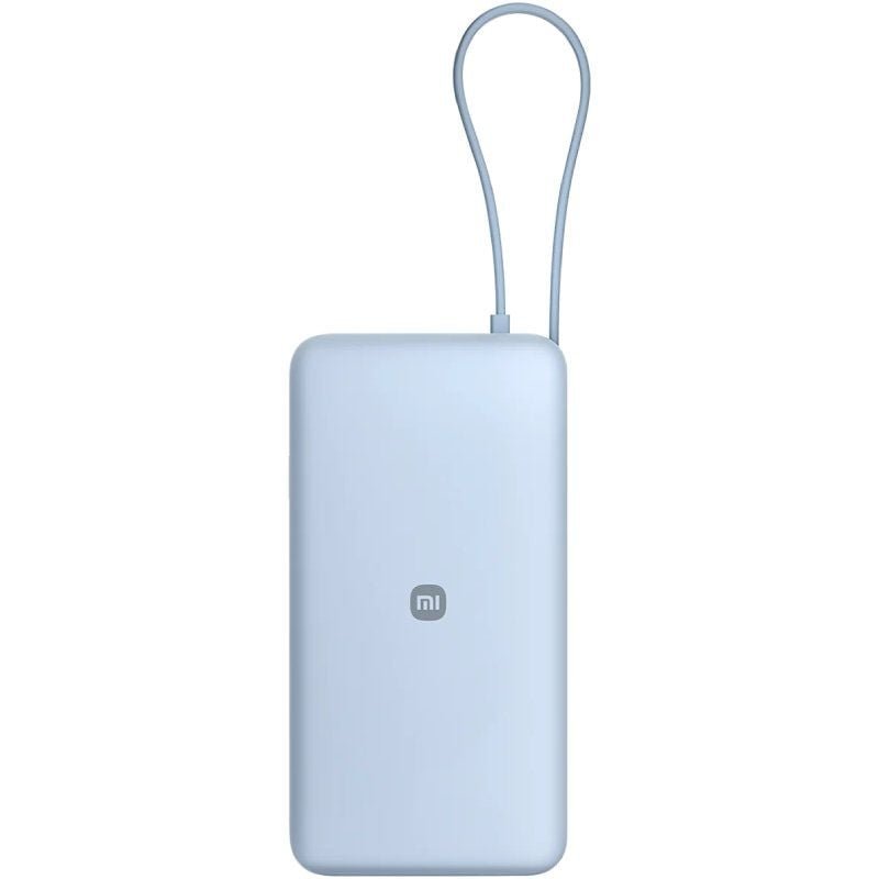 Powerbank 20000mAh Xiaomi 67W Power Bank Integrated Cable| 67W| Azul| Inclui Cabo USB Tipo-C