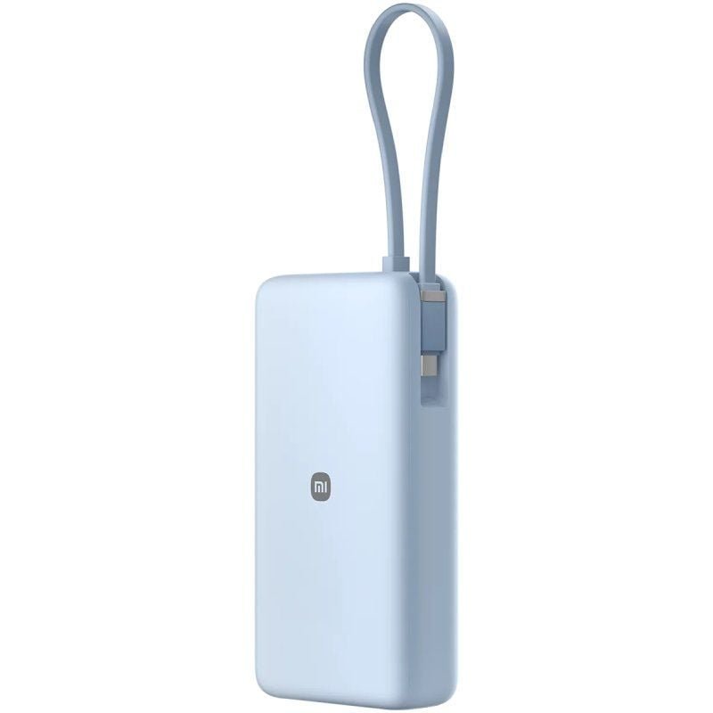 Powerbank 20000mAh Xiaomi 67W Power Bank Integrated Cable| 67W| Azul| Inclui Cabo USB Tipo-C