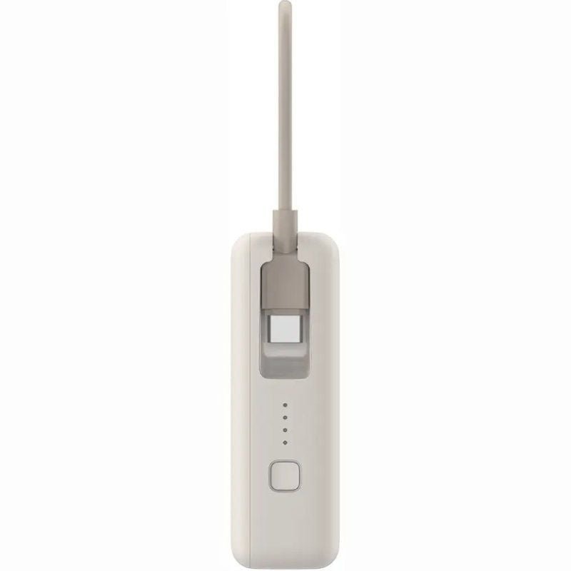 Powerbank 10000mAh Xiaomi 33W Power Bank Integrated Cable| 33W| Beige| Inclui Cabo USB Tipo-C