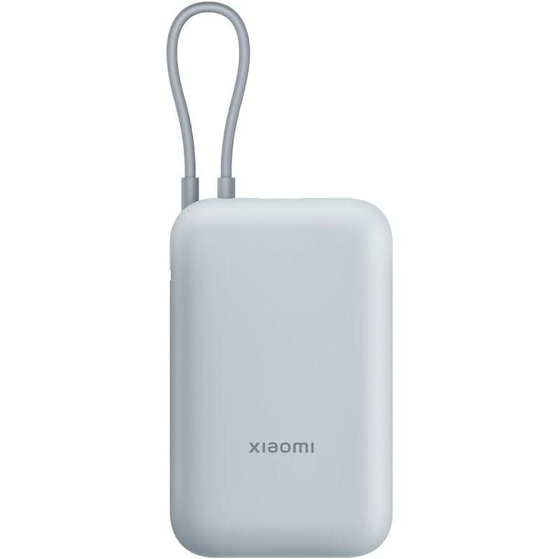 Powerbank 10000mAh Xiaomi Power Bank Integrated Cable| 22.5W| Azul| Inclui Cabo USB Tipo-C