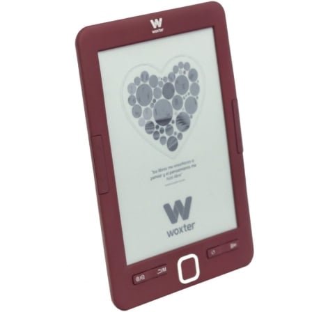 Livro Eletrónico Ebook Woxter Scriba 195| 6"| Tinta Eletrónica| Vermelho