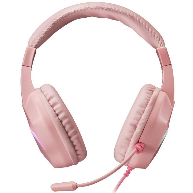 Mars Gaming MH122| Conector 3.5| Fones de Ouvido Rosa para Jogos com Microfone
