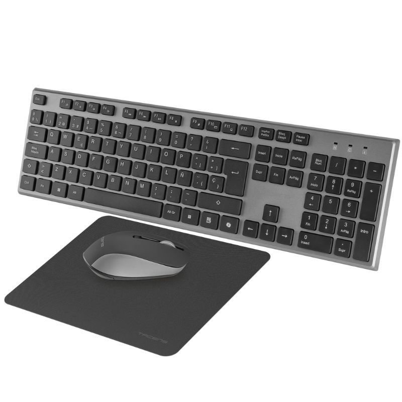 Pack Gaming Tacens ZENITH|Teclado Sem Fios + Mouse Sem Fios + Tapete