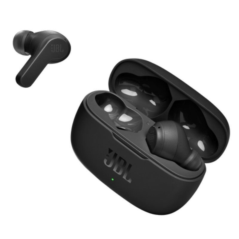 Auriculares Bluetooth JBL Wave 200TWS com estojo de carregamento| Autonomia 5h| Pretos