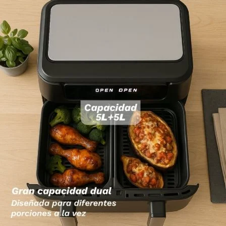 Freidadora a ar | Sem óleo Grunkel Dualflexifryer | 2800W | Capacidade 10L