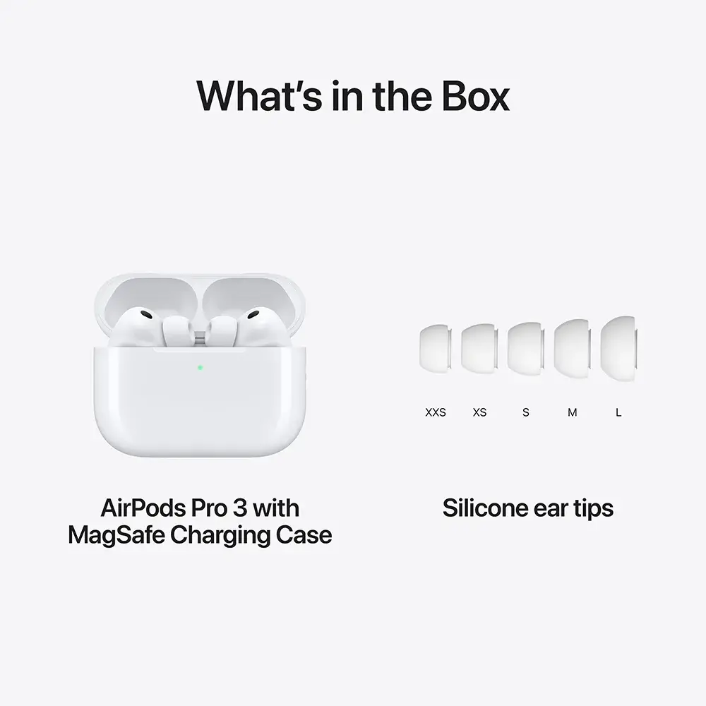 Apple AirPods Pro 3º| Estojo de Carregamento USB-C | Magsafe Fones de Ouvido Bluetooth