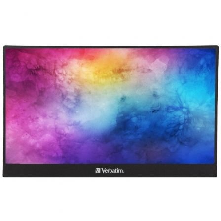 Monitor portátil multimídia Verbatim PMT-14 de 14" com tela sensível ao toque Full HD | Preto
