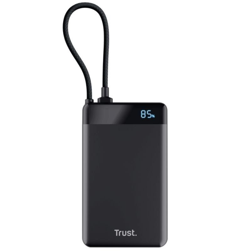 Trust Fiera 10000mAh| 20W| Powerbank Bateria Externa|Powerbank Inclui Cabo USB Tipo-C