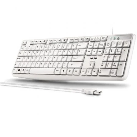 Teclado Heritage NGS HERITAGESPANISH| White
