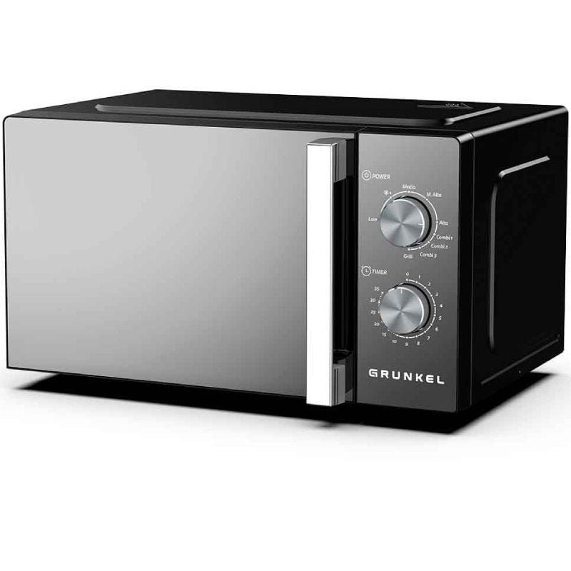 Microondas Grunkel MWG-20ESPEJO | 800W| Capacidade 20L| Função grelhador | Preto