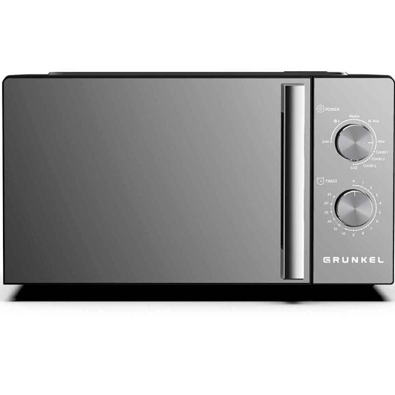 Microondas Grunkel MWG-20ESPEJO | 800W| Capacidade 20L| Função grelhador | Preto